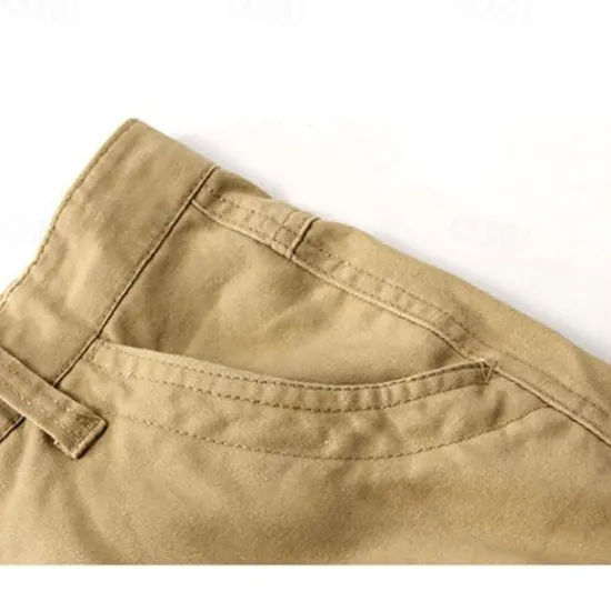 Sale OUKU Men's Outdoor Pants Cargo Pants Hiking Pants Trousers Military Camouflage Outdoor Regular Fit Waterproof Breathable Quick Dry Pants / Trousers Forest Green Black+Grey Cotton Hunting Climbing Camping