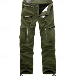 OUKU Men's Outdoor Pants Cargo Pants Hiking Pants Trousers Military Outdoor Regular Fit Warm Breathable Pants / Trousers Black Army Green Hunting Climbing Camping / Hiking / Caving 28 29 30 31 32