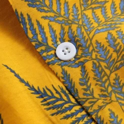 Best OUKU Men's Palm Leaf Tropical Plants Shirt Summer Hawaiian Shirt Camp Collar Shirt Short Sleeve Shirt Collar Turndown Fashion Hawaiian Designer Outdoor Vacation Street Yellow Pink Green Print S M L