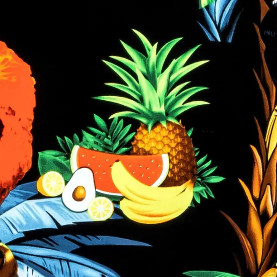 OUKU Men's Palm Tree Parrot Shirt Summer Hawaiian Shirt Aloha Shirt Short Sleeve Shirt Turndown Tropical Fashion Streetwear Casual Hawaiian Holiday S M L Green / Black