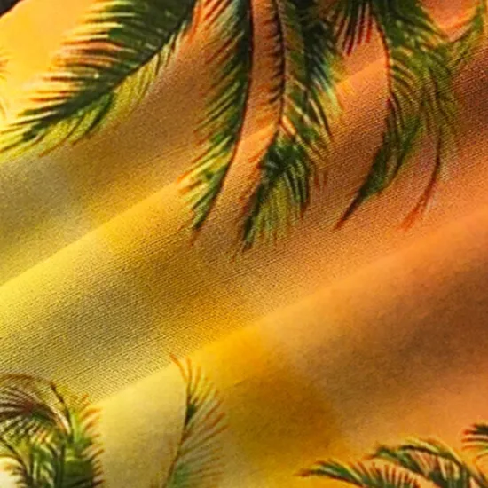 Sale OUKU Men's Palm Tree Tropical Plants Shirt Summer Hawaiian Shirt Aloha Shirt Short Sleeves Shirt Turndown Tropical Fashion Hawaiian Outdoor Street Hawaiian Red Blue Orange S M L
