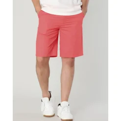 OUKU Men's Pink Shorts Shorts Chino Shorts Dress Shorts Bermuda shorts Pocket Plain Comfort Breathable Outdoor Daily Going out Fashion Casual Black Pink