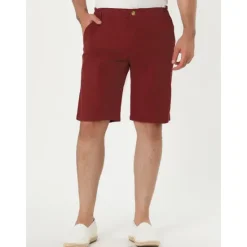 OUKU Men's Pink Shorts Shorts Chino Shorts Dress Shorts Bermuda shorts Pocket Plain Comfort Breathable Outdoor Daily Going out Fashion Casual Black Pink