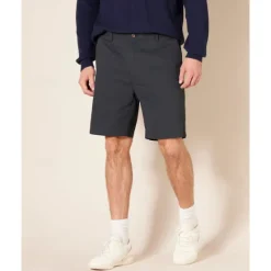 Online OUKU Men's Pink Shorts Summer Shorts Work Shorts Casual Shorts Buttons Pocket Plain Comfort Formal Party Work Fashion Classic Style Pink Khaki