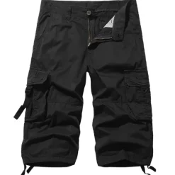 New OUKU Men's Pink Shorts Tactical Shorts Cargo Shorts Capri Pants Drawstring Flap Pocket Plain Comfort Breathable Outdoor Daily Going out Fashion Streetwear Black Pink