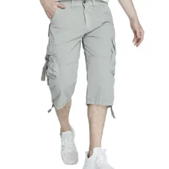 New OUKU Men's Pink Shorts Tactical Shorts Cargo Shorts Capri Pants Drawstring Flap Pocket Plain Comfort Breathable Outdoor Daily Going out Fashion Streetwear Black Pink