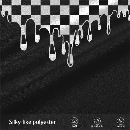 Discount OUKU Men's Plaid / Check Sweatpants Joggers Pants Trousers Mid Waist Drawstring Elastic Waist Fashion Business Casual Street Dailywear Pocket Spring Fall Winter 3D Print Black