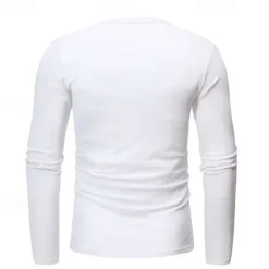 Hot OUKU Men's Plain Basic Sweatshirts Sweatshirt Tracksuit Sweatsuit Long Sleeve Sweatshirt Henley Streetwear Basic Casual Sports & Outdoor Daily Holiday 2 Piece Spring & Fall