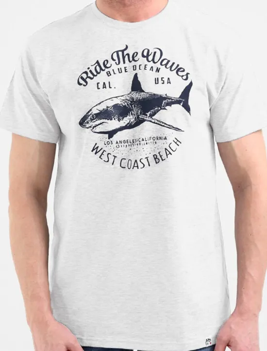 Discount OUKU Men's Plus Size Big Tall T shirt Tee Tee Crewneck Black White Navy Blue Short Sleeves Outdoor Going out Print Letter Fish Clothing Apparel Cotton Blend Streetwear Stylish Casual