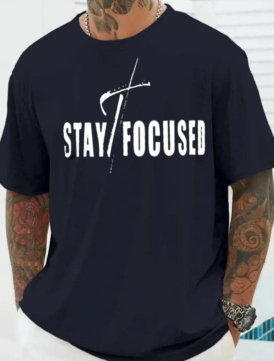 Clearance OUKU Men's Plus Size Big Tall T shirt Tee Tee Crewneck Black White Navy Blue Short Sleeves Outdoor Going out Print Graphic Prints Quotes & Sayings Clothing Apparel Cotton Blend Streetwear Stylish Casual