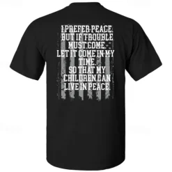 Discount OUKU Men's Plus Size T shirt Tee Big and Tall Graphic Crewneck Print Short Sleeves Streetwear Stylish Casual Tops Outdoor Going out Tops Black