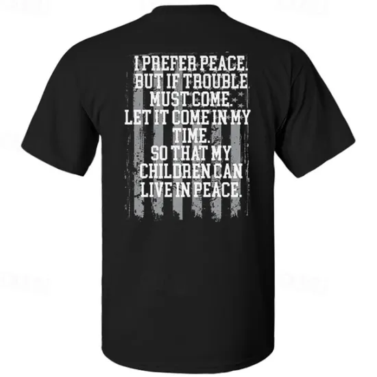 Discount OUKU Men's Plus Size T shirt Tee Big and Tall Graphic Crewneck Print Short Sleeves Streetwear Stylish Casual Tops Outdoor Going out Tops Black