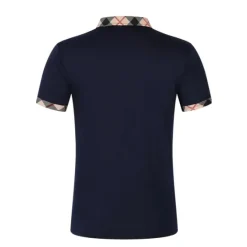 Hot OUKU Men's Polo Shirt Button Up Polos Casual Holiday Lapel Short Sleeve Fashion Basic Plaid Color Block Patchwork Summer Regular Fit Black White Red Navy Blue Sky Blue Beige Polo Shirt