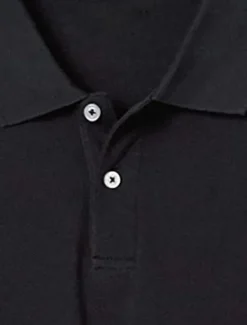 New OUKU Men's Polo Shirt Cotton Polo Shirt Outdoor Casual Polo Collar Long Sleeve Casual Comfortable Solid Color Plain Button Front Button-Down Spring Fall Regular Fit Black White Yellow Pink Navy Blue Blue