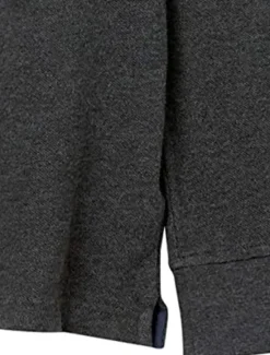 New OUKU Men's Polo Shirt Cotton Polo Shirt Outdoor Casual Polo Collar Long Sleeve Casual Comfortable Solid Color Plain Button Front Button-Down Spring Fall Regular Fit Black White Yellow Pink Navy Blue Blue