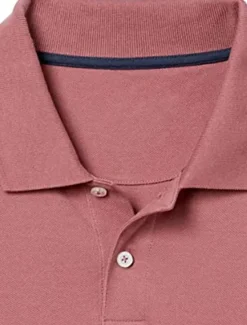 New OUKU Men's Polo Shirt Cotton Polo Shirt Outdoor Casual Polo Collar Long Sleeve Casual Comfortable Solid Color Plain Button Front Button-Down Spring Fall Regular Fit Black White Yellow Pink Navy Blue Blue