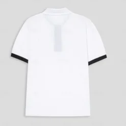 OUKU Men's Polo Shirt Golf Shirt Casual Daily Polo Collar Classic Short Sleeve Casual Soft Polka Dot Dot Button Front Summer Spring Regular Fit Black White Red Navy Blue Orange Light Grey Polo Shirt