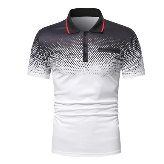 Clearance OUKU Men's Polo Shirt Golf Shirt Casual Holiday Ribbed Polo Collar Classic Short Sleeve Fashion Basic Color Block Button Summer Regular Fit Fire Red Black White Blue Orange Grey Polo Shirt