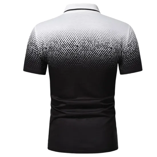 Clearance OUKU Men's Polo Shirt Golf Shirt Casual Holiday Ribbed Polo Collar Classic Short Sleeve Fashion Basic Color Block Button Summer Regular Fit Fire Red Black White Blue Orange Grey Polo Shirt