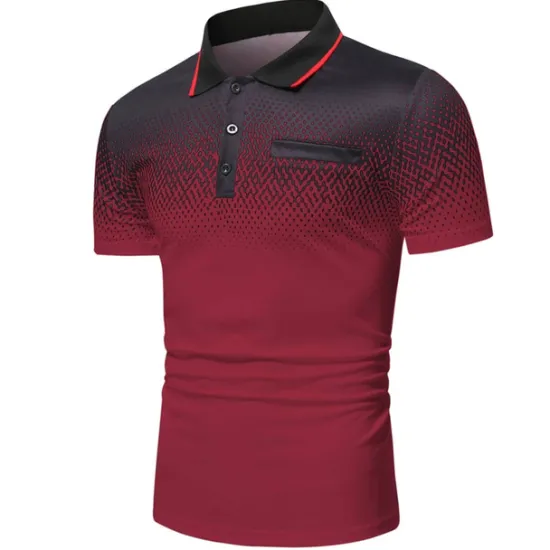 Clearance OUKU Men's Polo Shirt Golf Shirt Casual Holiday Ribbed Polo Collar Classic Short Sleeve Fashion Basic Color Block Button Summer Regular Fit Fire Red Black White Blue Orange Grey Polo Shirt