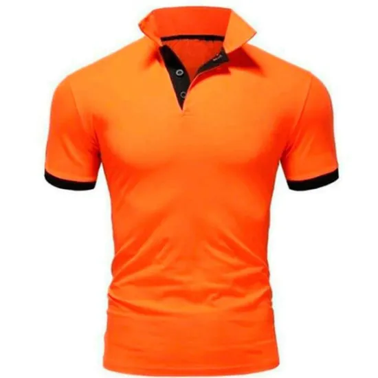 OUKU Men's Polo Shirt Golf Shirt Outdoor Casual Polo Collar Classic Short Sleeve Basic Classic Solid Color Button Front Button-Down Summer Regular Fit Apple Green Lake blue Black / Red Black White Yellow