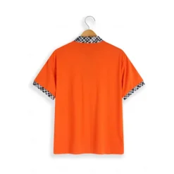 Best OUKU Men's Polo Shirt Golf Shirt Casual Holiday Lapel Short Sleeve Fashion Basic Plaid Color Block Patchwork Pocket Summer Regular Fit Light Blue White Orange Khaki Polo Shirt
