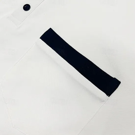 Clearance OUKU Men's Polo Shirts Golf Shirt Casual Sports Lapel Short Sleeve Fashion Basic Color Block Patchwork Front Pocket Summer Regular Fit White Red Navy Blue Blue Gray Polo Shirts