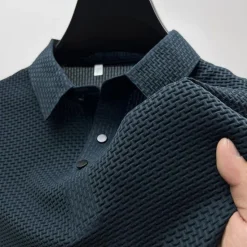 Hot OUKU Men's Polo Shirts Golf Shirt Casual Holiday Classic Short Sleeve Fashion Basic Plain Buttons Summer Regular Fit Navy Black White Yellow Green Dark Blue Polo Shirts