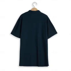 Hot OUKU Men's Polo Shirts Golf Shirt Casual Holiday Classic Short Sleeve Fashion Basic Plain Buttons Summer Regular Fit Navy Black White Yellow Green Dark Blue Polo Shirts