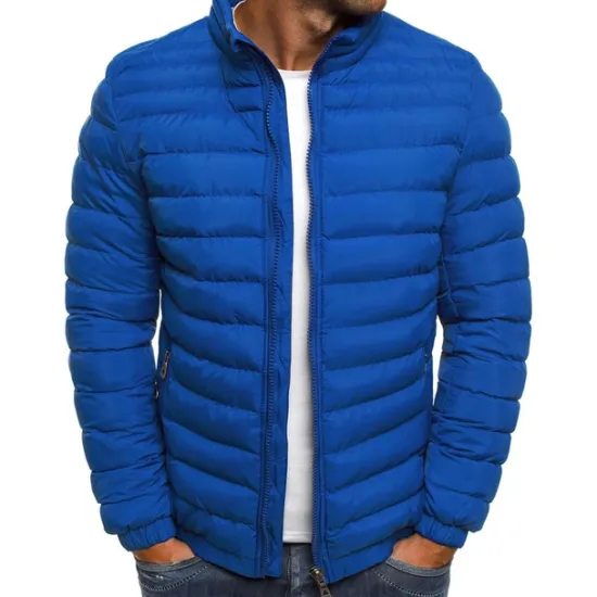 New OUKU Men's Puffer Jacket Transition Jacket Outdoor Classic Spring & Fall Polyester Windproof Lightweight Solid Color Light Blue Navy Big red Grass Green Vest