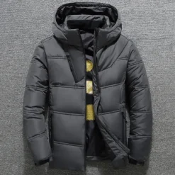 Outlet OUKU Men's Puffer Jacket Winter Autumn / Fall Down Thermal Warm Windproof Breathable Lightweight Black Red Dark Gray Vest