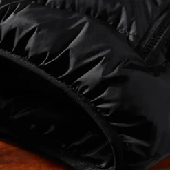 Online OUKU Men's Puffer Vest Daily Wear Vacation Going out Fashion Basic Spring & Fall Zipper Polyester Comfortable Plain Zipper Stand Collar Regular Fit Dark Yellow Deep Green Wine Black Vest