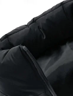 Sale OUKU Men's Puffer Vest Gilet Quilted Vest Daily Date Vacation Fashion Casual Fall & Winter Zipper Pocket Polyester Warm Comfortable Color Block Zipper Stand Collar Regular Fit Orange Light Grey Dark Gray