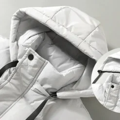 Best OUKU Men's Puffer Vest Hoodie Vest Padded Gilet Quilted Vest Daily Date Vacation Fashion Casual Fall & Winter Pocket Detachable Hood Polyester Warm Comfortable Solid Color Buttoned Front Hooded Regular Fit