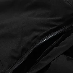 Sale OUKU Men's Puffer Vest Thermal Warm Breathable Lightweight Winter Autumn / Fall Solid Color Black White Red Blue Puffer Jacket