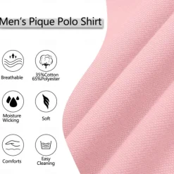Best OUKU Men's Quarter Zip Polo Street Casual Half Zip Short Sleeve Fashion Solid Color Zipper Summer White Pink Navy Blue Green Quarter Zip Polo