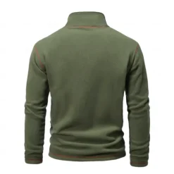 New OUKU Men's Quarter Zip Sweatshirt Black White Blue Green Dark Gray Standing Collar Plain Sports & Outdoor Sports Streetwear non-printing Designer Basic Casual Winter Clothing Apparel Hoodies Sweatshirts