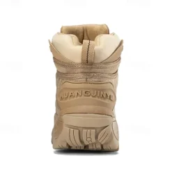Outlet OUKU Men's Quilted Hiking Boots - Lightweight, Waterproof, Non-Slip Sole, High-Top Design, Ideal for Outdoor Adventures
