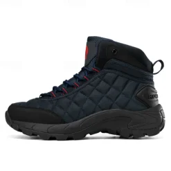 Outlet OUKU Men's Quilted Hiking Boots - Lightweight, Waterproof, Non-Slip Sole, High-Top Design, Ideal for Outdoor Adventures