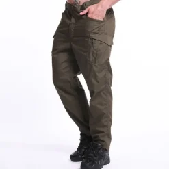 Best OUKU Men's Ripstop Breathable Sports Outdoor Dark Khaki Green Ruins