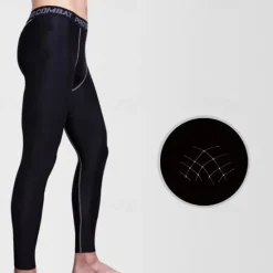Best OUKU Men's Running Pants Compression Tights Leggings Pocket Elastic Waistband Leggings Outdoor Sports & Outdoor Athletic Fall Quick Dry Lightweight Soft Power Flex Marathon Running Workout Tailored Fit