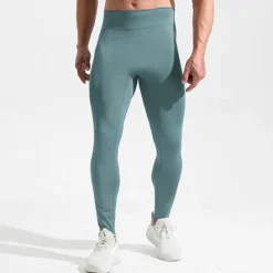 Clearance OUKU Men's Running Pants Compression Tights Leggings Pocket Elastic Waistband Leggings Outdoor Sports & Outdoor Athletic Fall Quick Dry Lightweight Soft Marathon Running Workout Tailored Fit Sportswear