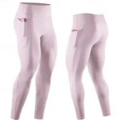 Clearance OUKU Men's Running Pants Compression Tights Leggings Pocket Elastic Waistband Leggings Outdoor Sports & Outdoor Athletic Fall Quick Dry Lightweight Soft Marathon Running Workout Tailored Fit Sportswear