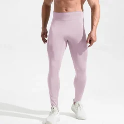 Clearance OUKU Men's Running Pants Compression Tights Leggings Pocket Elastic Waistband Leggings Outdoor Sports & Outdoor Athletic Fall Quick Dry Lightweight Soft Marathon Running Workout Tailored Fit Sportswear