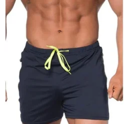 Discount OUKU Men's Running Shorts Athletic Shorts Drawstring with Phone Pocket Bottoms Sports & Outdoor Indoor Breathable Soft Quick Dry Gym Workout Running Walking Sportswear Activewear Solid Colored Black Red