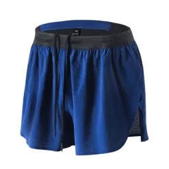 Sale OUKU Men's Running Shorts Athletic Shorts Drawstring Bottoms Athletic Breathable Quick Dry Moisture Wicking Fitness Running Active Training Sportswear Activewear Color Block Black Light Green Blue