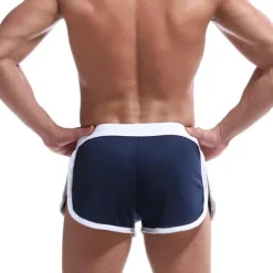 Hot OUKU Men's Running Shorts Athletic Shorts Drawstring Stripe-Trim Bottoms Athletic Athleisure Breathable Soft Quick Dry Fitness Gym Workout Marathon Sportswear Activewear Stripes Black / Orange Black White