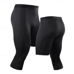 Outlet OUKU Men's Running Shorts Compression Shorts Pocket Elastic Waistband Leggings Outdoor Sports & Outdoor Athletic Quick Dry Soft Power Flex Marathon Running Workout Tailored Fit Sportswear Activewear Solid