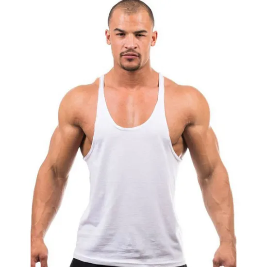 Outlet OUKU Men's Running Tank Top Workout Tank Vest / Gilet Summer Cotton Breathable Quick Dry Moisture Wicking Fitness Gym Workout Bodybuilding Sportswear Activewear Black White Yellow