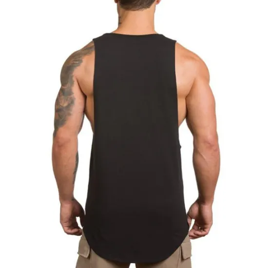 Sale OUKU Men's Running Tank Top Workout Tank Sleeveless Vest / Gilet Summer Cotton Breathable Quick Dry Yoga Fitness Running Sportswear Activewear Black White Green